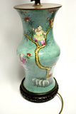 19th century Chinese vase converted to a lamp - Attrells