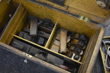 Fully Fitted 19th Century Shipwright / Carpenters Trunk Full with Tools - Attrells