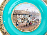 Shakespeares house Henley St Stratford on Avon Prattware Plate