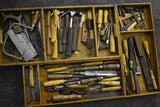 Fully Fitted 19th Century Shipwright / Carpenters Trunk Full with Tools - Attrells