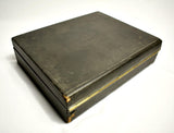 19th Century Leather Campaign Desk Companion - Attrells