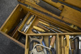 Fully Fitted 19th Century Shipwright / Carpenters Trunk Full with Tools - Attrells