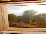 Norfolk Barges 19th Century Oil On Canvas - Attrells
