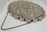 Ottoman Turkish Cemal 900 Silver Marriage Mirror - Attrells