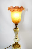 Early 20th Century White Marble Lamp - Attrells
