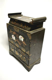 19th Century Japanese black lacquered Travelers Desk - Attrells