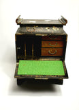 19th Century Japanese black lacquered Travelers Desk - Attrells