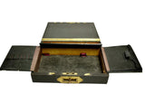 19th Century Leather Campaign Desk Companion - Attrells