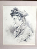 Pencil Sketch of Victorian Boy