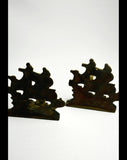 Two Cast Iron Gallon Door Stops 19th / 20th Century - Attrells