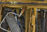 Fully Fitted 19th Century Shipwright / Carpenters Trunk Full with Tools - Attrells
