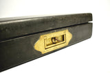 19th Century Leather Campaign Desk Companion - Attrells