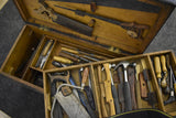 Fully Fitted 19th Century Shipwright / Carpenters Trunk Full with Tools - Attrells