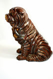 Large Early 20th Century Pottery Shih Tzu - Attrells