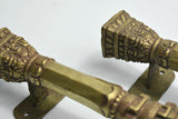 Pair of Early 20th Century Brass Candle Wall Sconces - Attrells