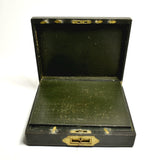 19th Century Leather Campaign Desk Companion - Attrells