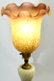 Early 20th Century White Marble Lamp - Attrells