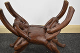 Early 20th Century Carved African Coffee Table - Attrells