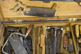 Fully Fitted 19th Century Shipwright / Carpenters Trunk Full with Tools - Attrells
