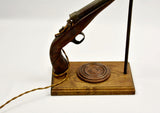 19th Century Long Hexagon Barrelled Pistol Converted to a Lamp - Attrells