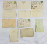 WW1 and WW2 Postcards Submarines, Boats & Embroidered. Photographic - Attrells