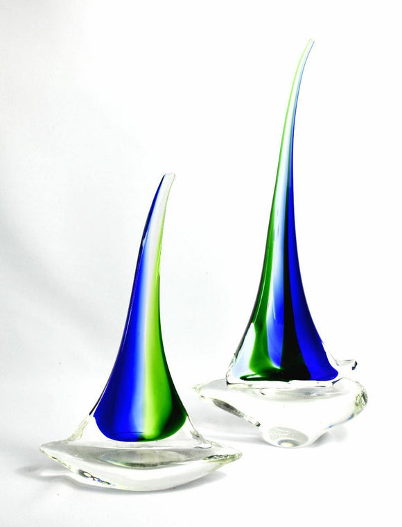 Two 20th Century Murano Sailing Boats - Attrells