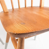 Pair of Ercol 2056 Windsor Chairs with Grey Legs