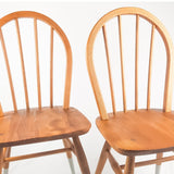 Pair of Ercol 2056 Windsor Chairs with Grey Legs