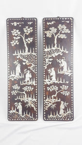 Mother of pearl lacquered panels