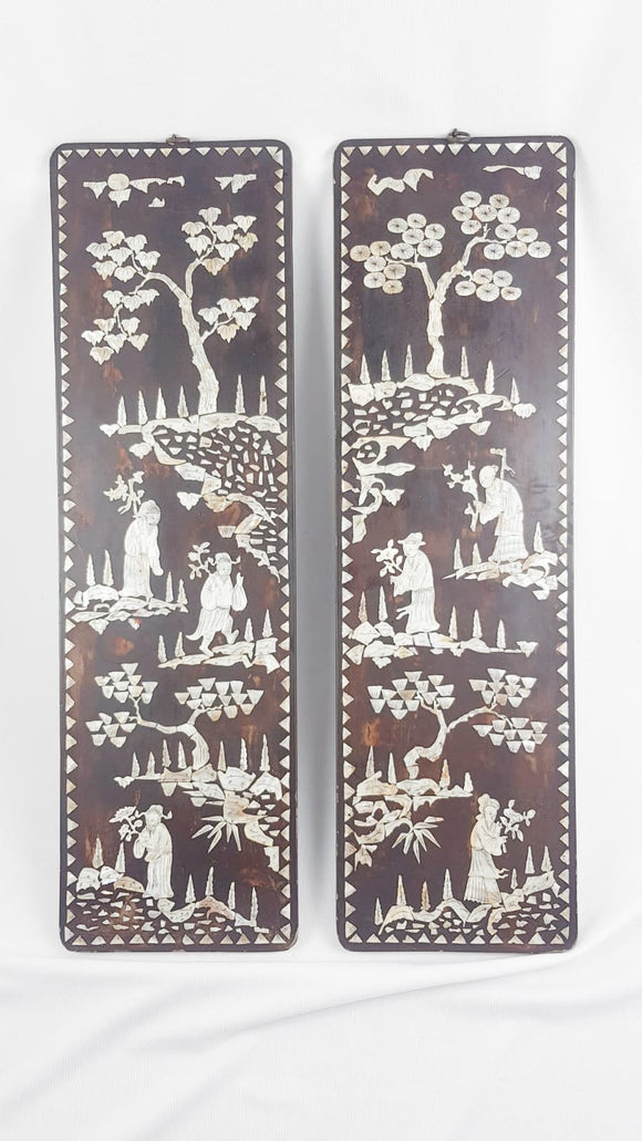Mother of pearl lacquered panels