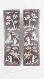 Mother of pearl lacquered panels
