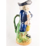 Antique Staffordshire Hearty Fellow toby jug