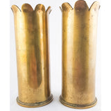 WW1 Trench Art 1918 Pair of Shells