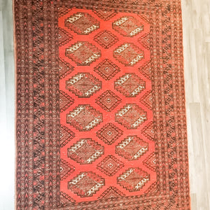 Antique Afghan rug