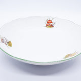 Herend Hungary Mushroom Dish with Gold Rim