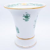 Herend Hungary China Vase with Green Foliage