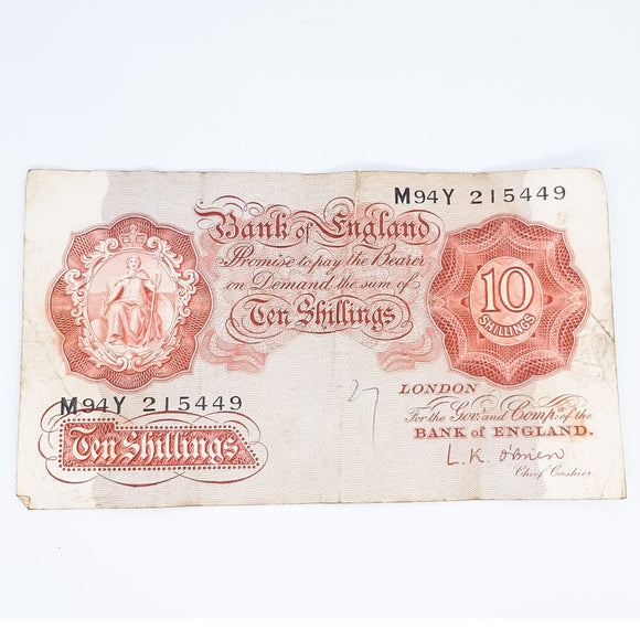 1950s Ten Shillings Note