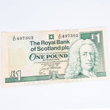 1996 Royal Bank of Scotland £1 Note