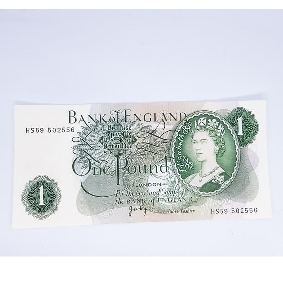 1960s One Pound Bank Note