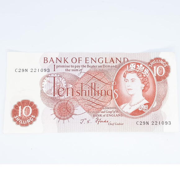 1960s Ten Shillings Bank Note