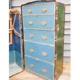 Antique Travel/ Steamer Trunk Wardrobe.