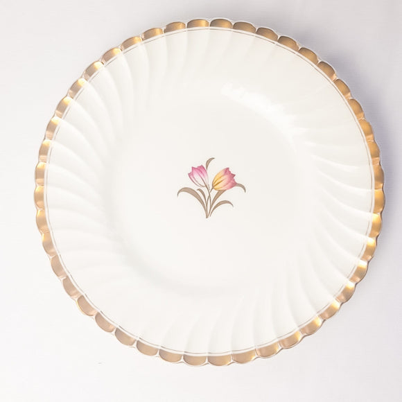 Minton England Plate with Tulips to the Centre