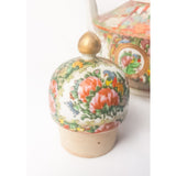 19th century Cantonese femille rose large tea pot.
