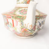 19th century Cantonese femille rose large tea pot.