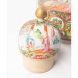 19th century Cantonese femille rose large tea pot.