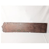 Antique Enamel No Entry Sign