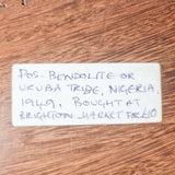 Carved Nigerian African Vintage Table