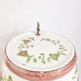 Italian Majolica Wine Barrel Vin Vecio