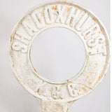 Antique Shadoxhurst K.C.C. Village Cast Iron Road Sign