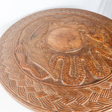 Carved Nigerian African Vintage Table